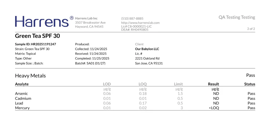 Green Tea SPF 30 - Image 4