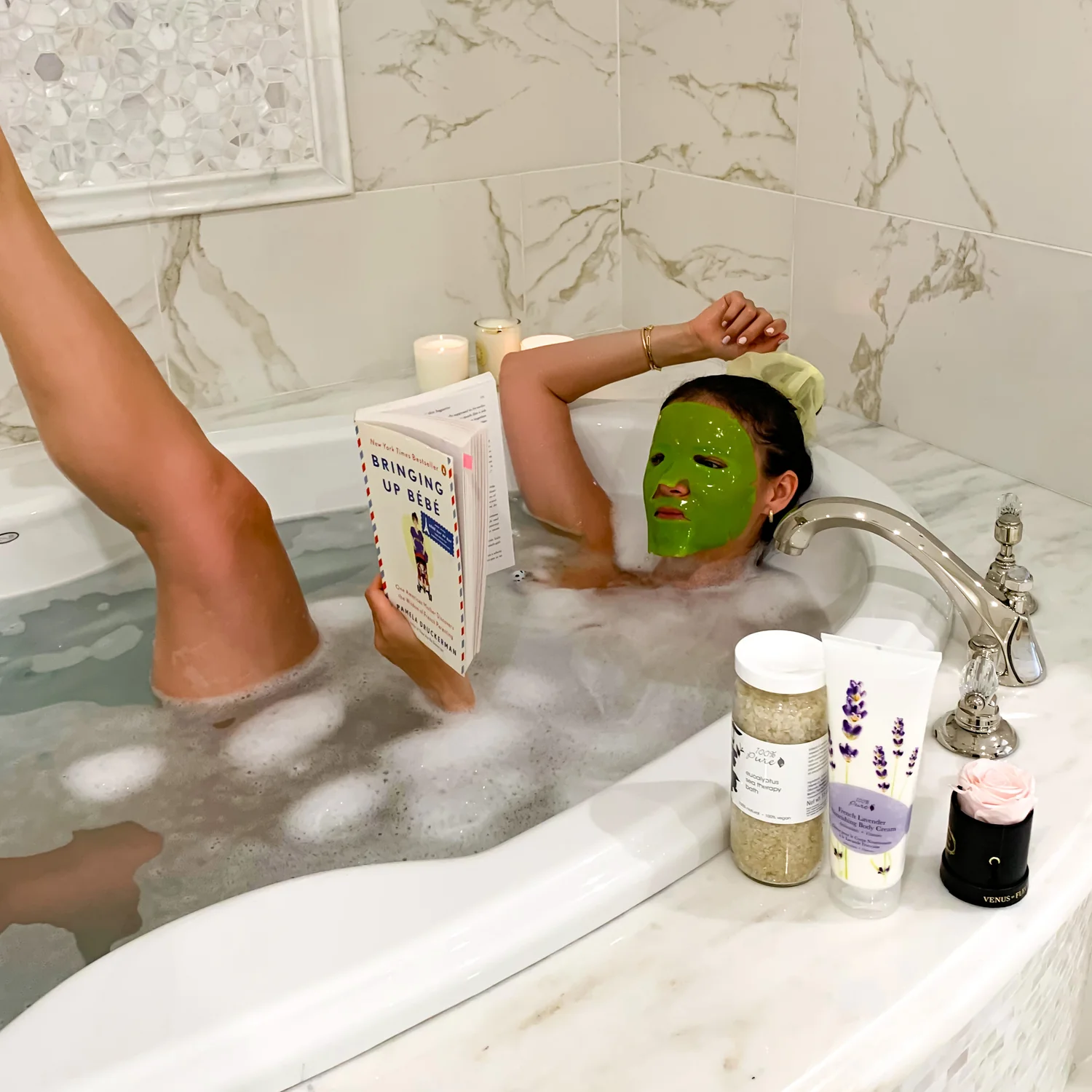 Matcha Green Tea Antioxidant Hydrogel Mask - Image 3